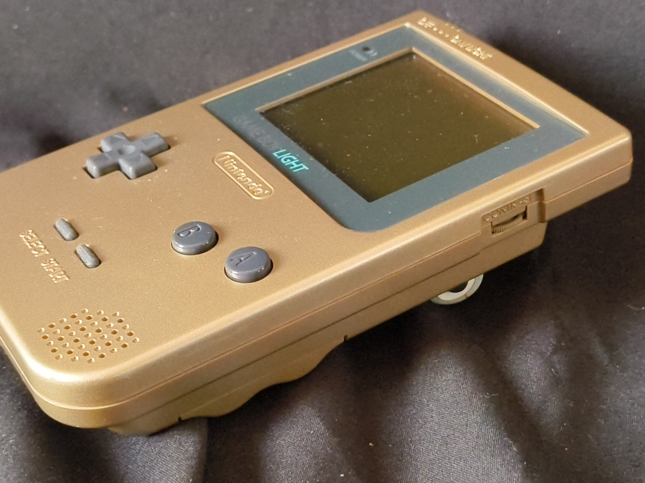 Nintendo Game boy Light Gold color console MGB-101,Manual, and box set-h0407-