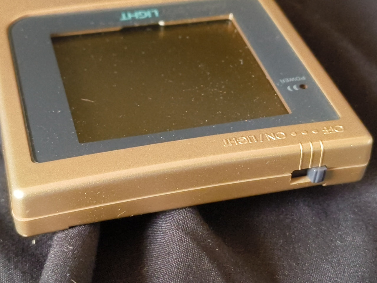 Nintendo Game boy Light Gold color console MGB-101,Manual, and box set-h0407-