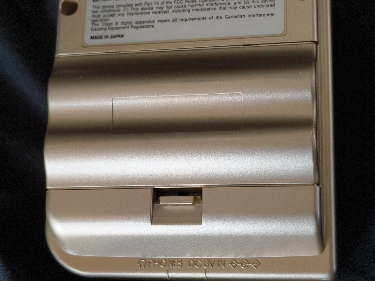 Nintendo Game boy Light Gold color console MGB-101,Manual, and box set-h0407-