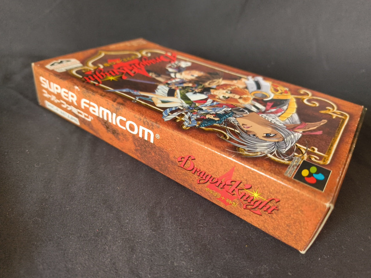 Dragon Knight 4 Super Famicom SFC Game, w/Manual, Box, Working Japan-h0407-