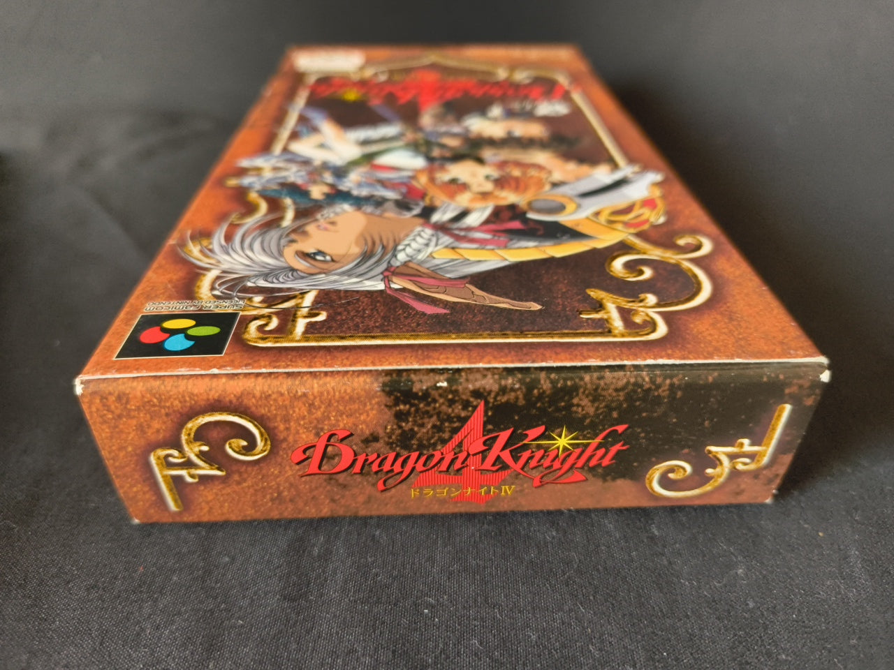 Dragon Knight 4 Super Famicom SFC Game, w/Manual, Box, Working Japan-h0407-