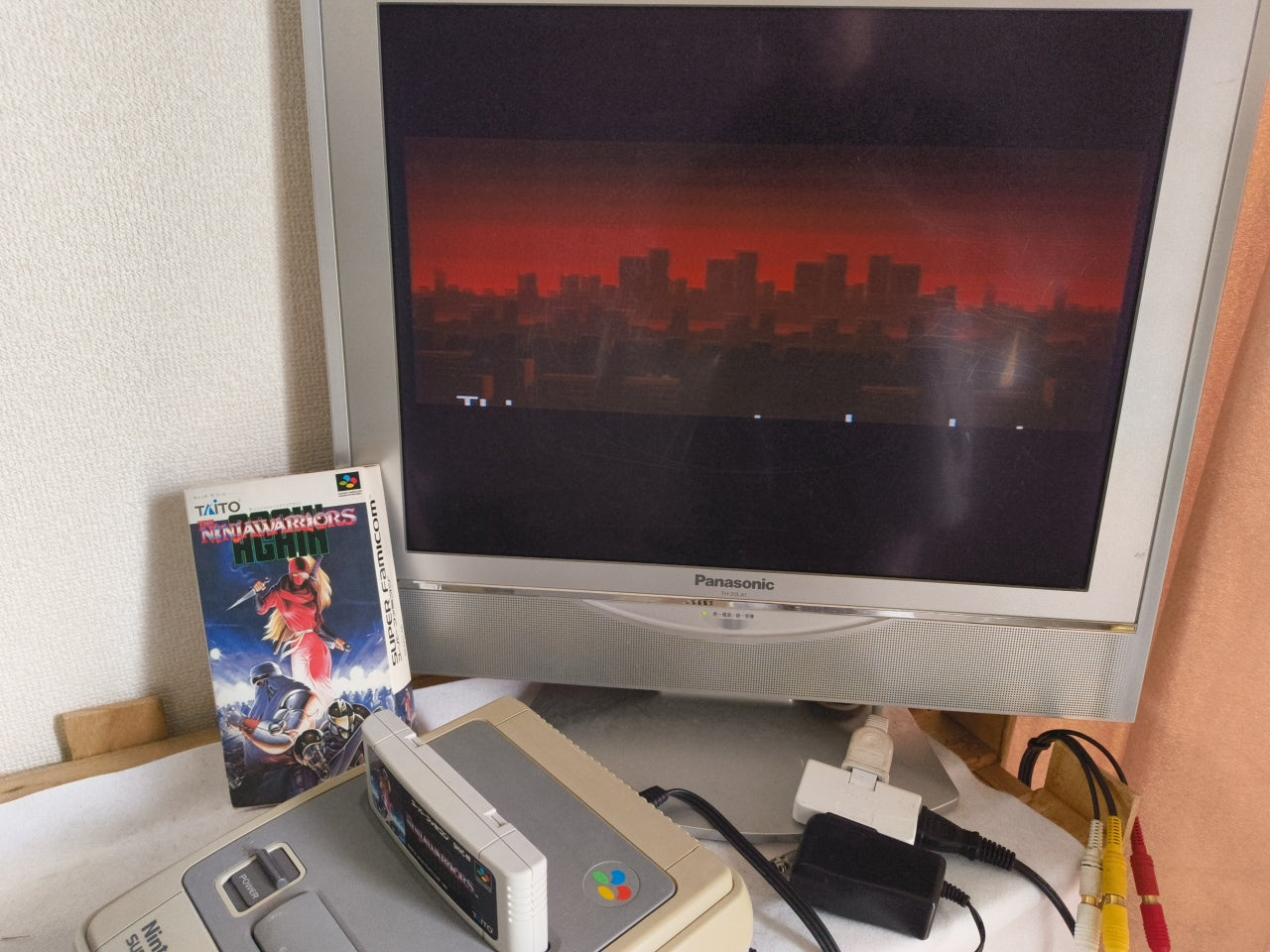 Ninja Warriors Again Super Famicom SFC, w/Manual, Box, Working Japan-h0408-