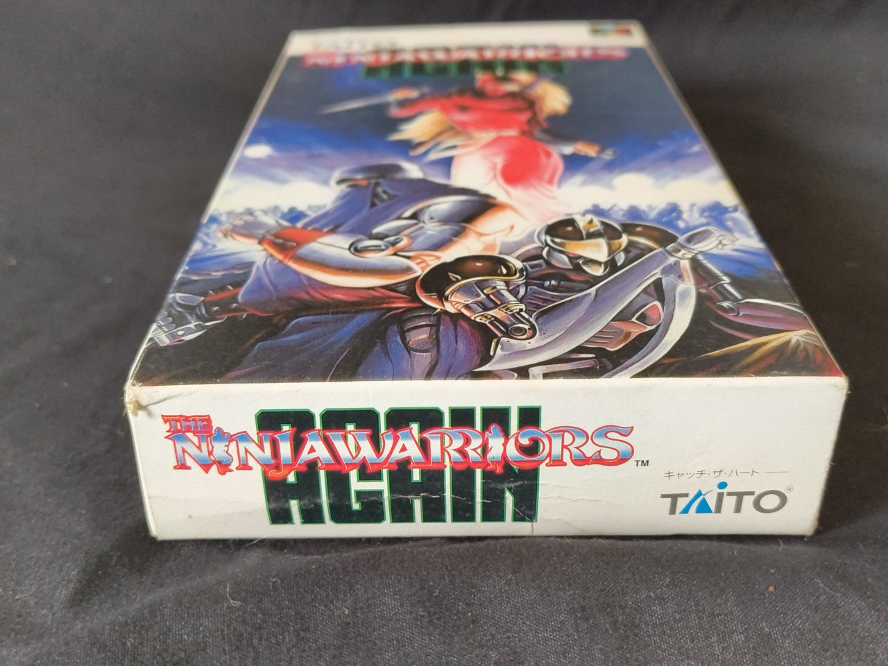 Ninja Warriors Again Super Famicom SFC, w/Manual, Box, Working Japan-h0408-