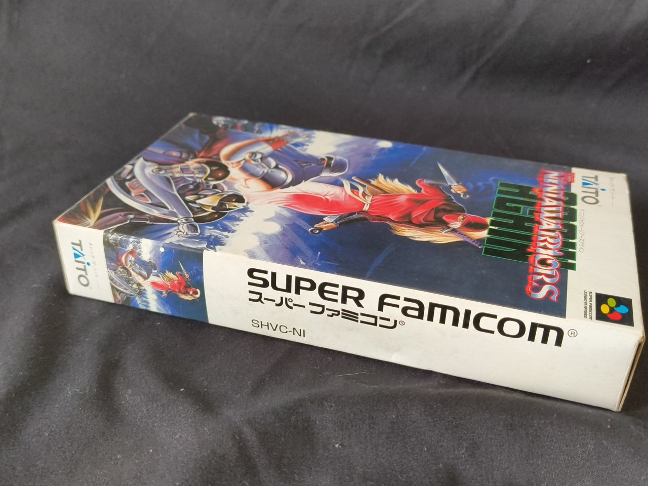 Ninja Warriors Again Super Famicom SFC, w/Manual, Box, Working Japan-h0408-