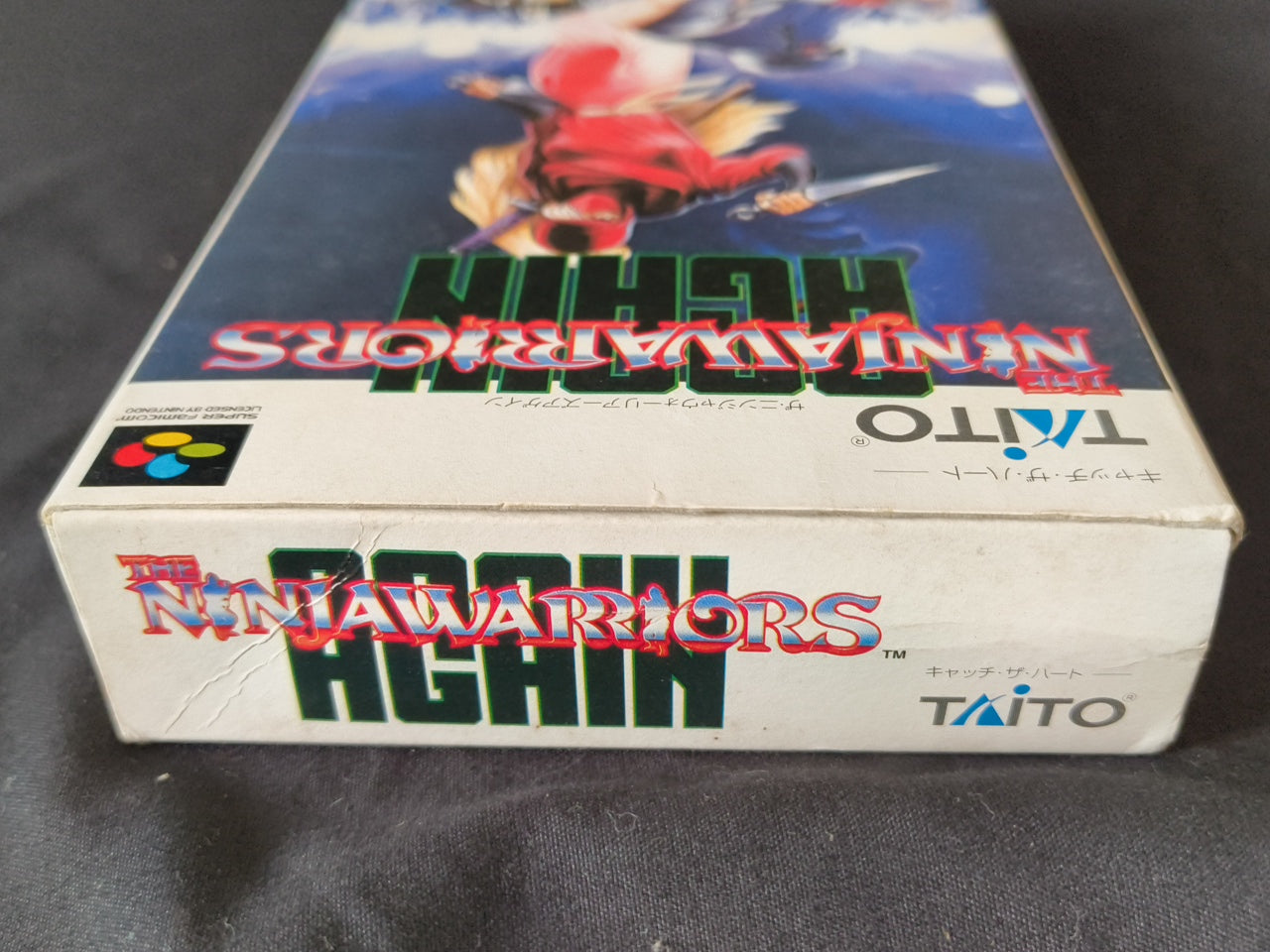 Ninja Warriors Again Super Famicom SFC, w/Manual, Box, Working Japan-h0408-