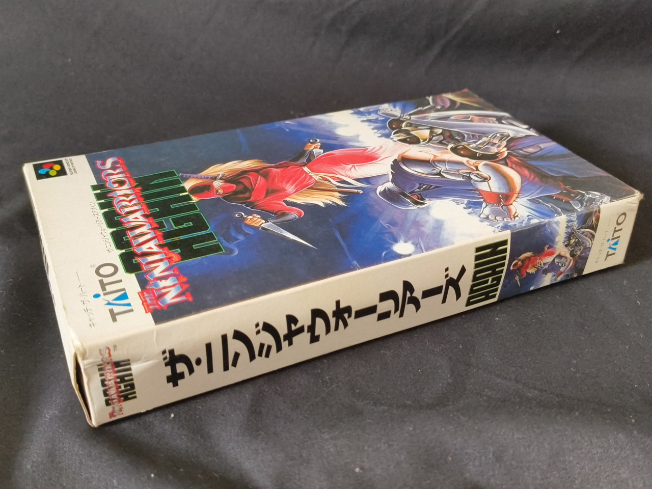 Ninja Warriors Again Super Famicom SFC, w/Manual, Box, Working Japan-h0408-