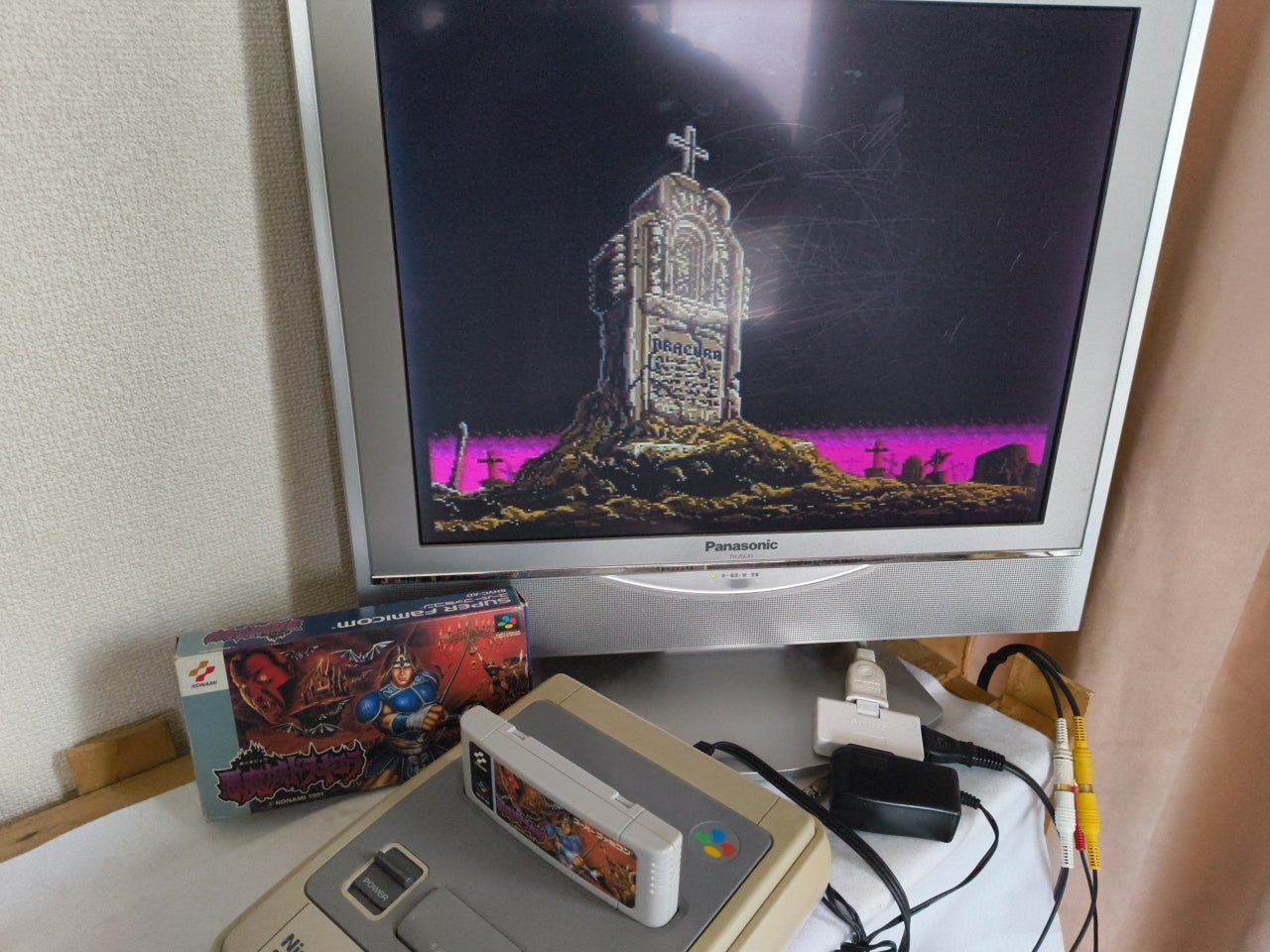 Castlevania Akumajo Dracula 4 Super Famicom SFC, w/Manual, Box, Japan-h0410-