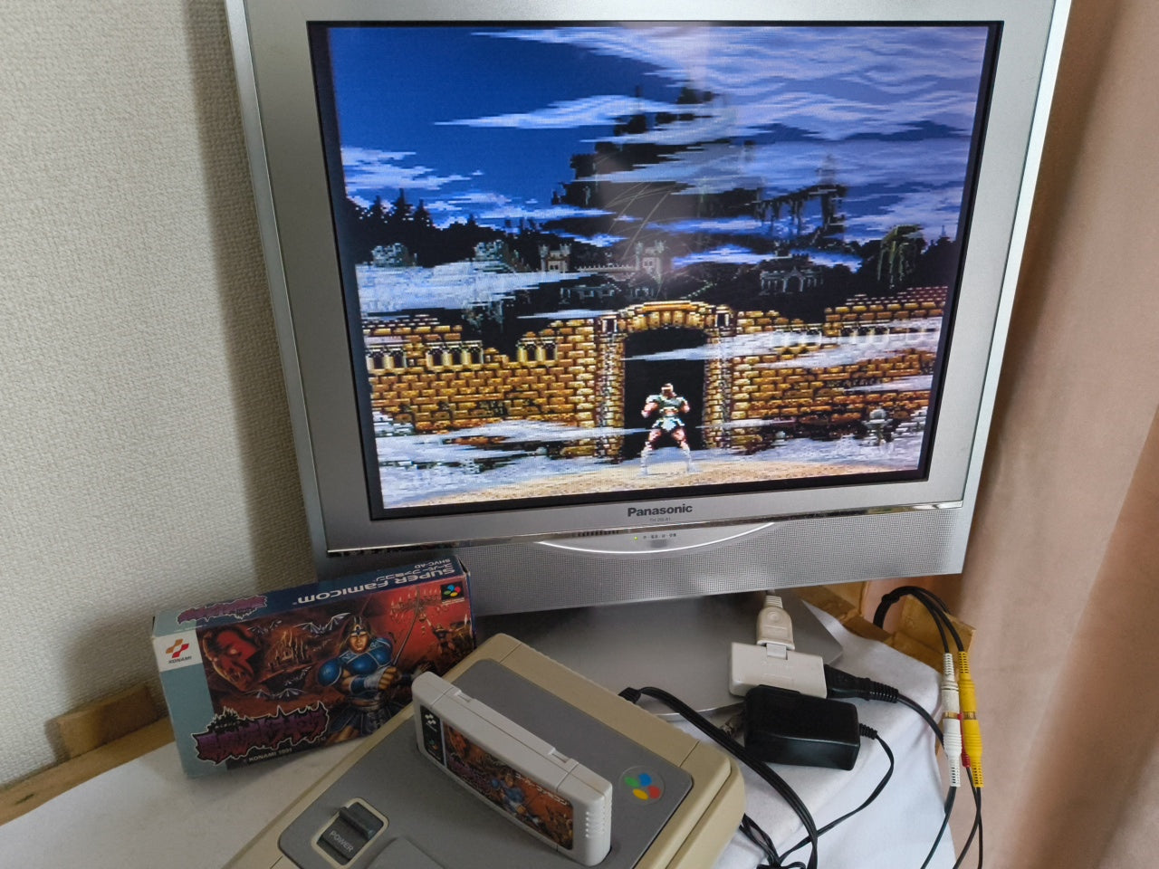 Castlevania Akumajo Dracula 4 Super Famicom SFC, w/Manual, Box, Japan-h0410-