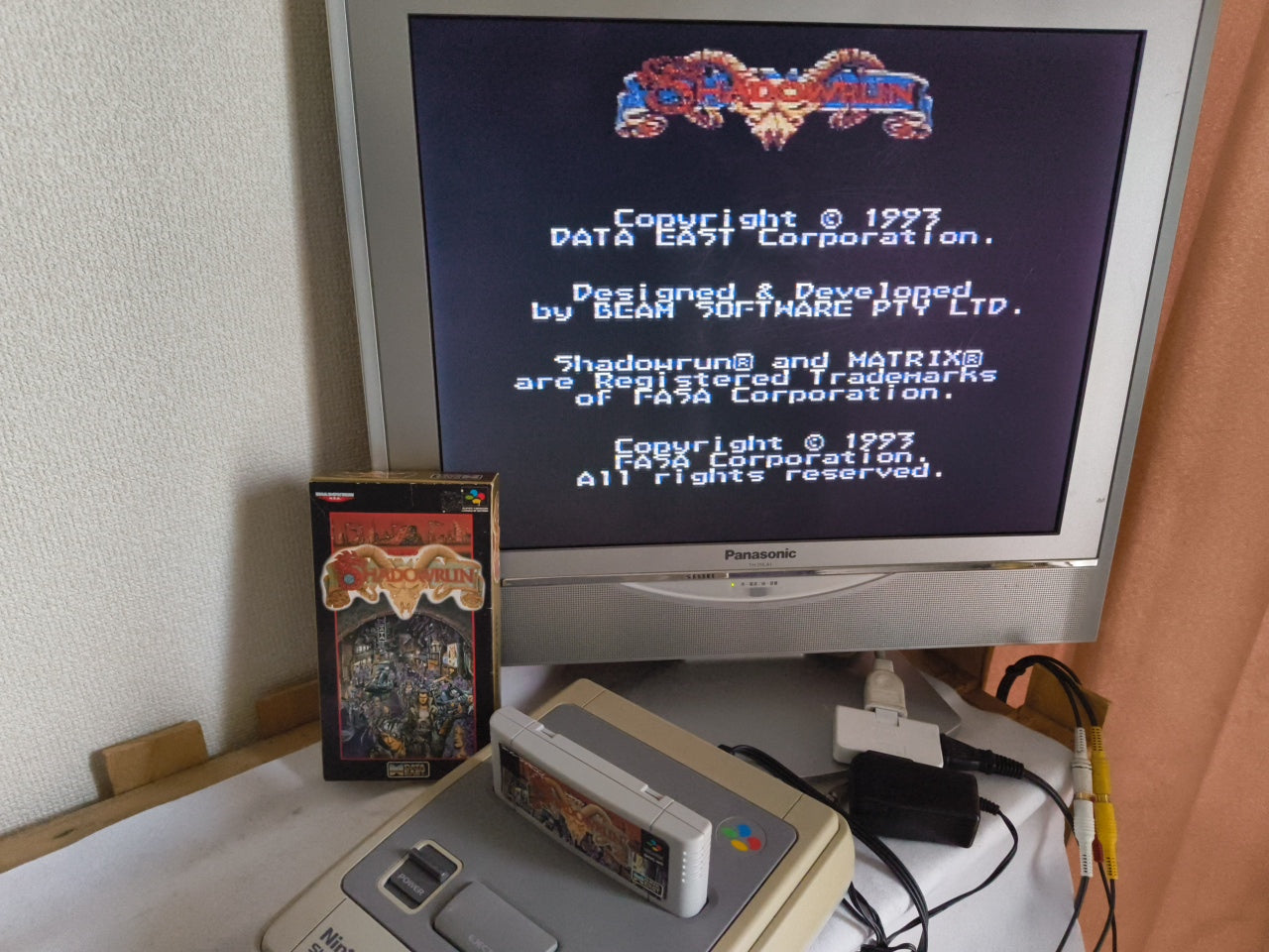 Shadowrun JP Ver. Super Famicom SFC, w/Manual, Box set, Japan, Working-h0410-