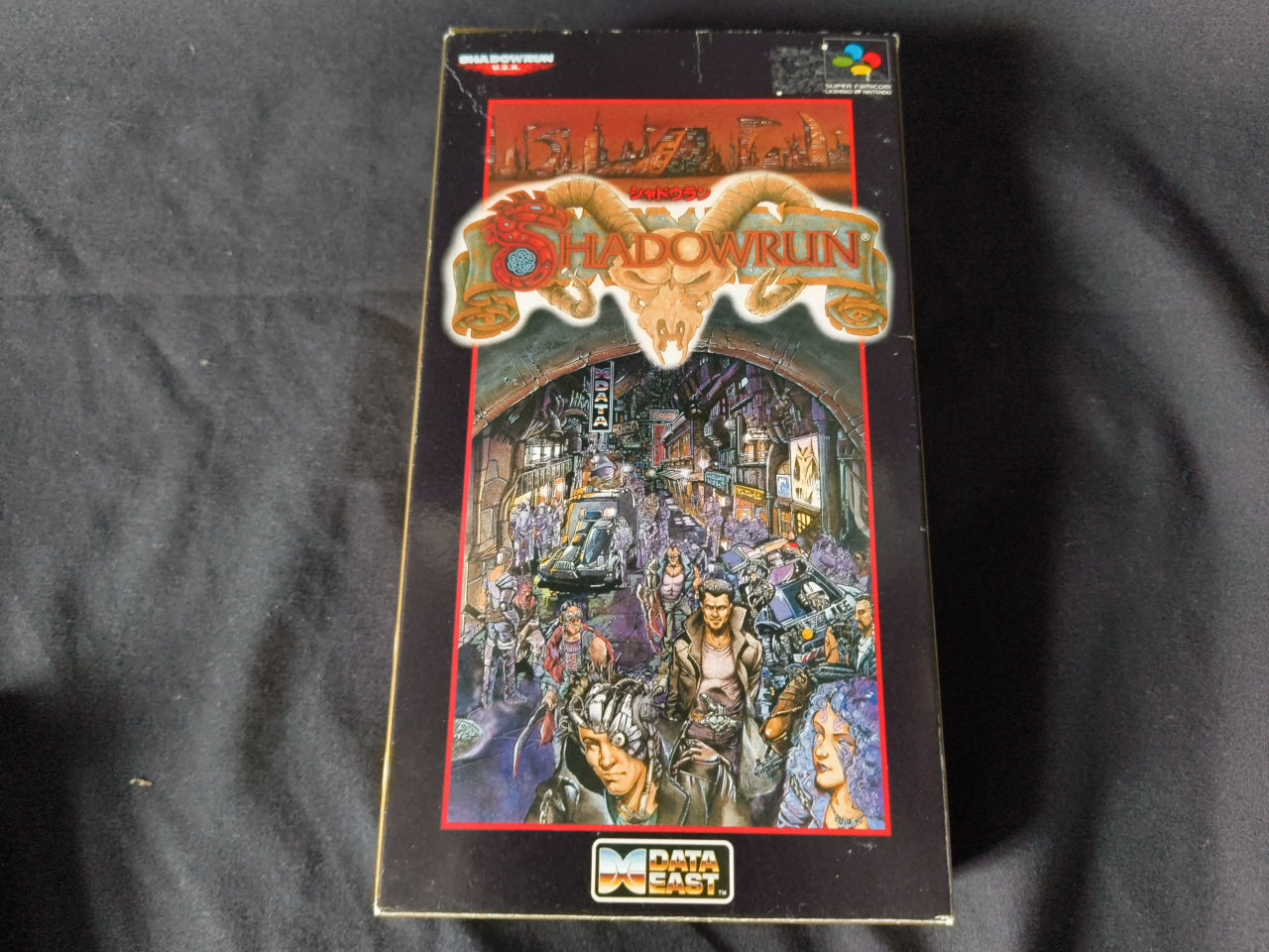 Shadowrun JP Ver. Super Famicom SFC, w/Manual, Box set, Japan, Working-h0410-