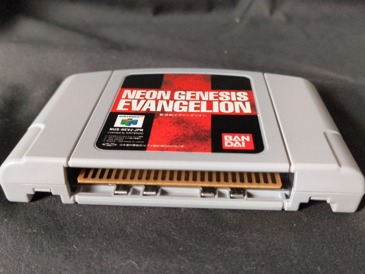 Used, NEON GENESIS EVANGELION with Bonus Cards set Nintendo 64 Japan-h0411-