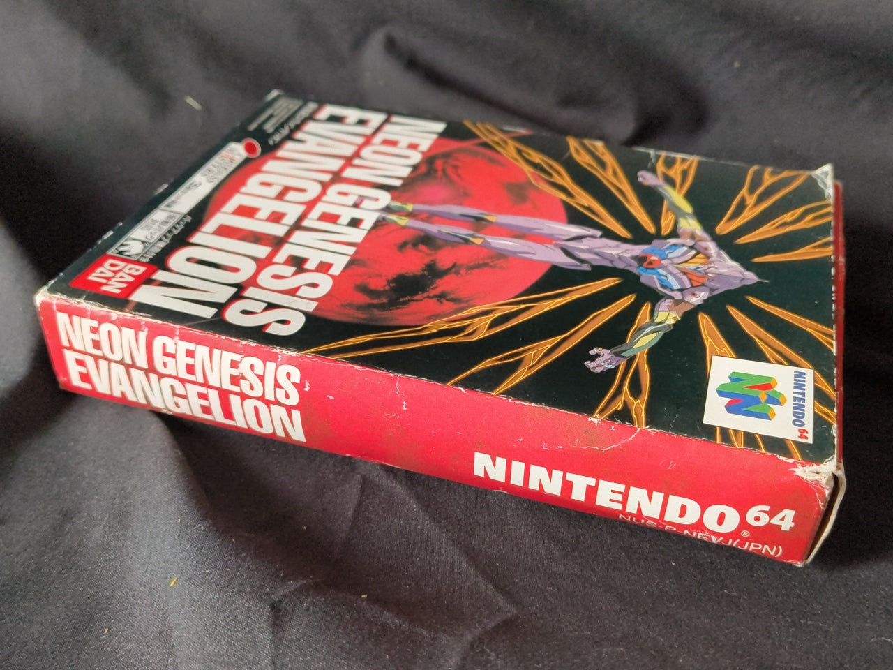 Used, NEON GENESIS EVANGELION with Bonus Cards set Nintendo 64 Japan-h0411-