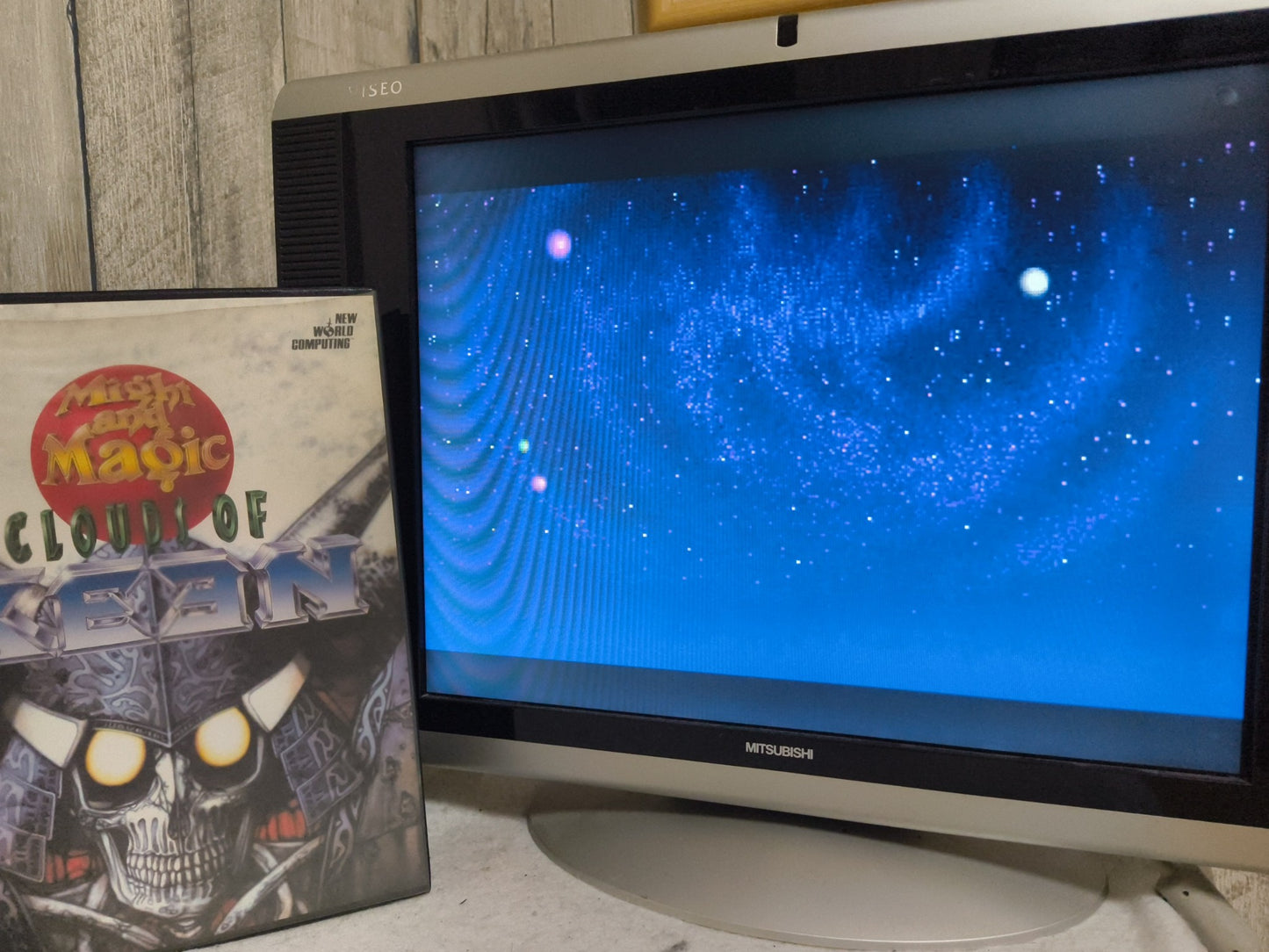 Might and Magic Clouds of XEEN FM TOWNS / MARTY Game disk, Manual, Box set Japan