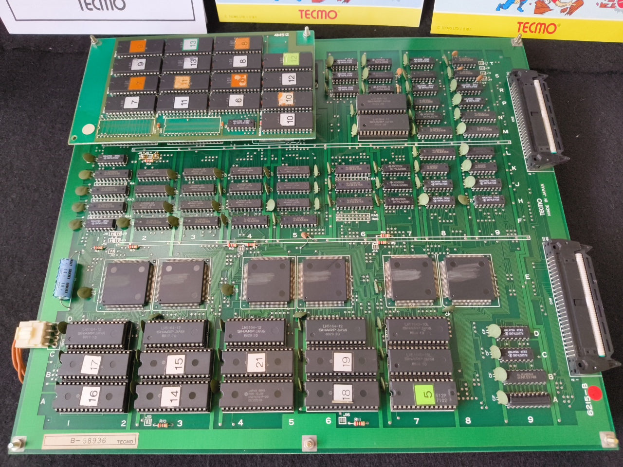 TAITO Ninja Gaiden Ninja Ryukenden JAMMA Arcade PCB system Board, working-h0412-