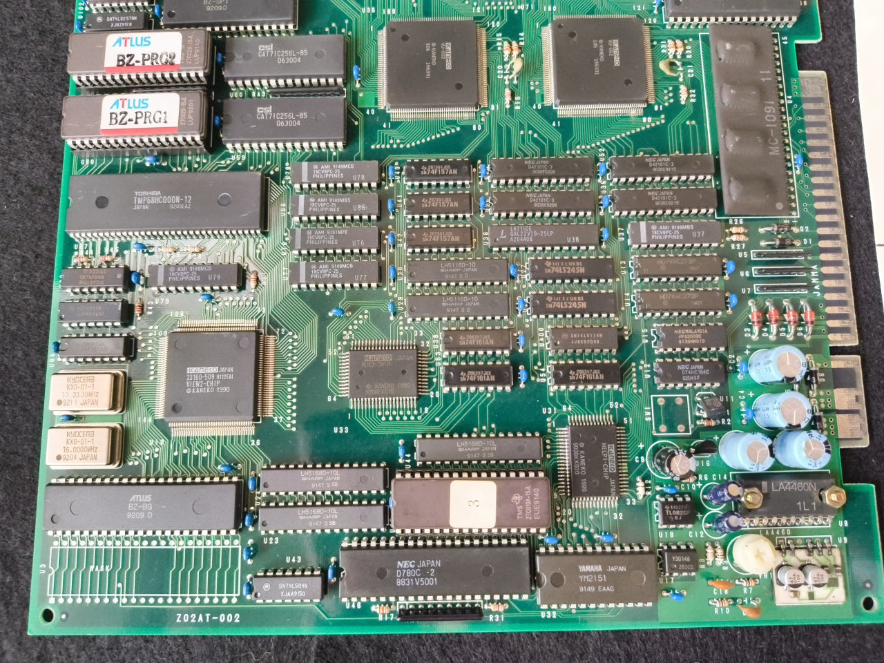 ATLUS BlaZeon JAMMA Arcade Game PCB system Board Japan working-h0412-