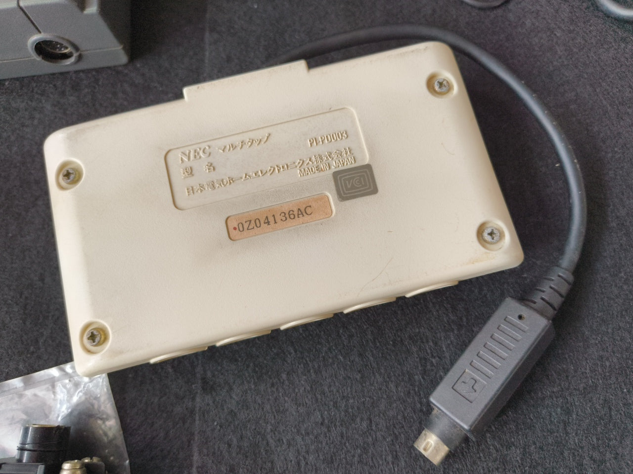 NEC PC Engine Coregrafx Console PI-TG3 TurboGrafx16, w/Manual, Pads, Box-h0412-