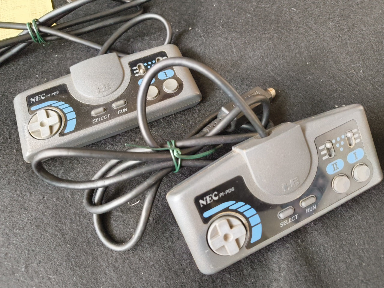 NEC PC Engine Coregrafx Console PI-TG3 TurboGrafx16, w/Manual, Pads, Box-h0412-