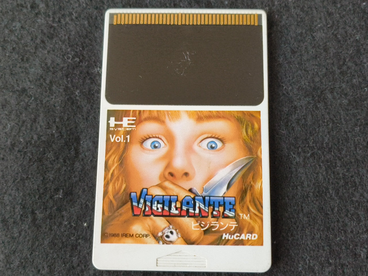 Vigilante NEC PC Engine TurboGrafx-16 PCE game, Working Japan-h0413-