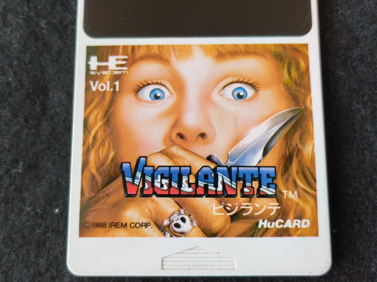 Vigilante NEC PC Engine TurboGrafx-16 PCE game, Working Japan-h0413-