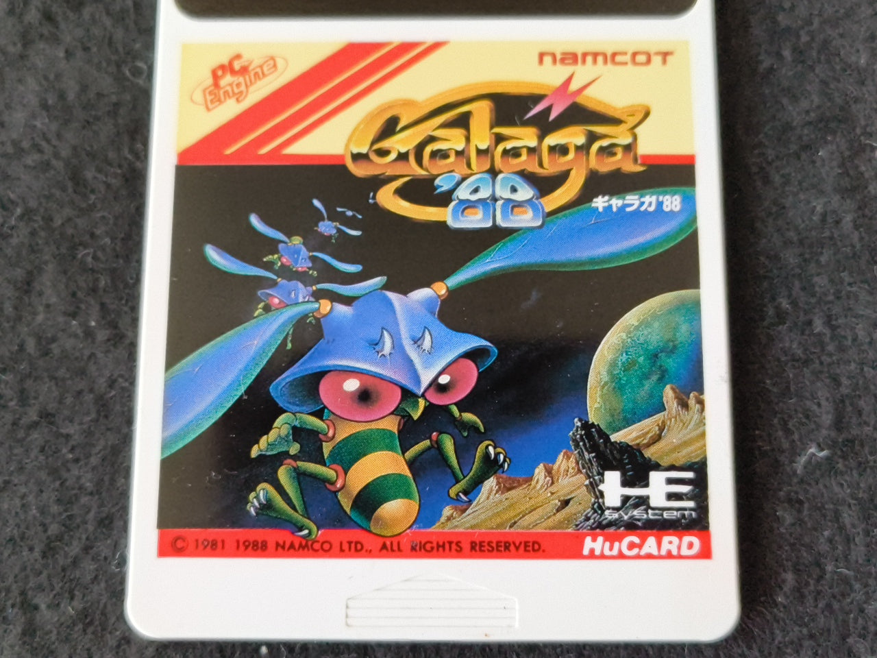 Galaga 88 NEC PC Engine TurboGrafx-16 PCE game, Working Japan-h0413-