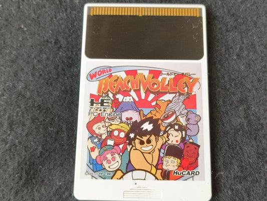 World Beach Volley NEC PC Engine TurboGrafx-16 PCE game, Working Japan-h0413- - Hakushin Retro Game shop