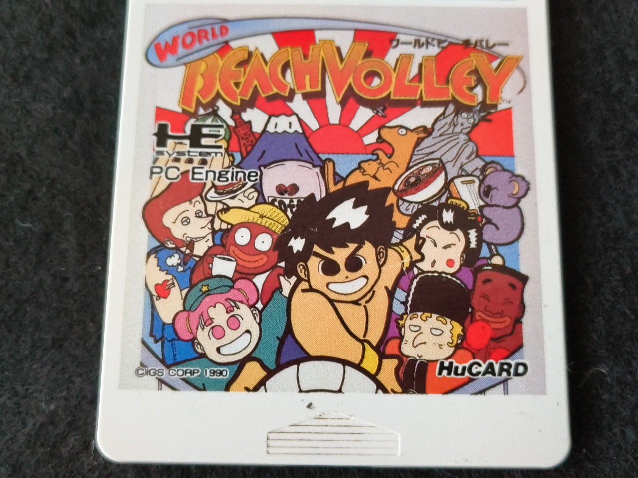 World Beach Volley NEC PC Engine TurboGrafx-16 PCE game, Working Japan-h0413-