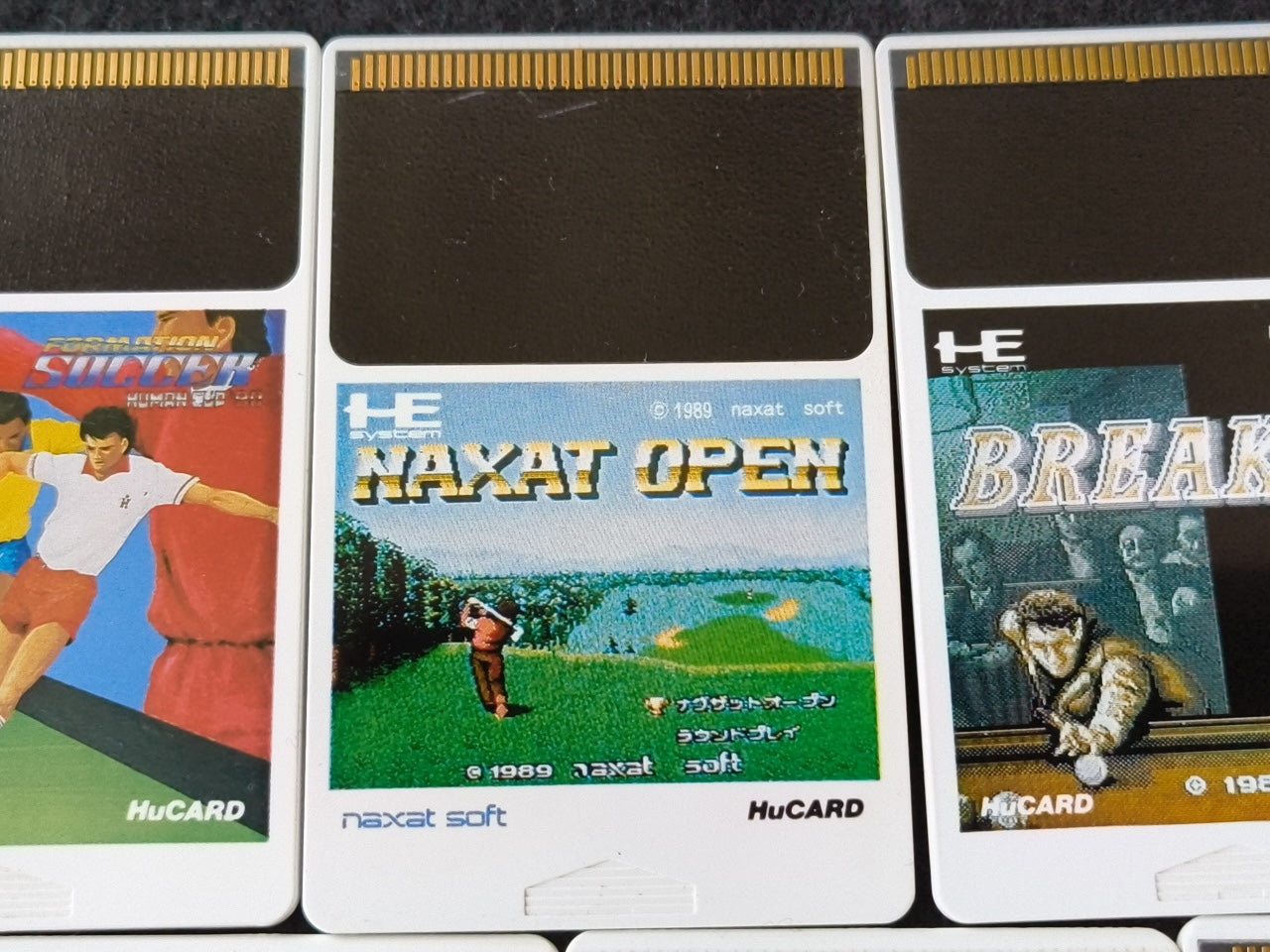 Whole sale Lots of PC Engine Hu-card Games 9-PCS set, Working -h0413-