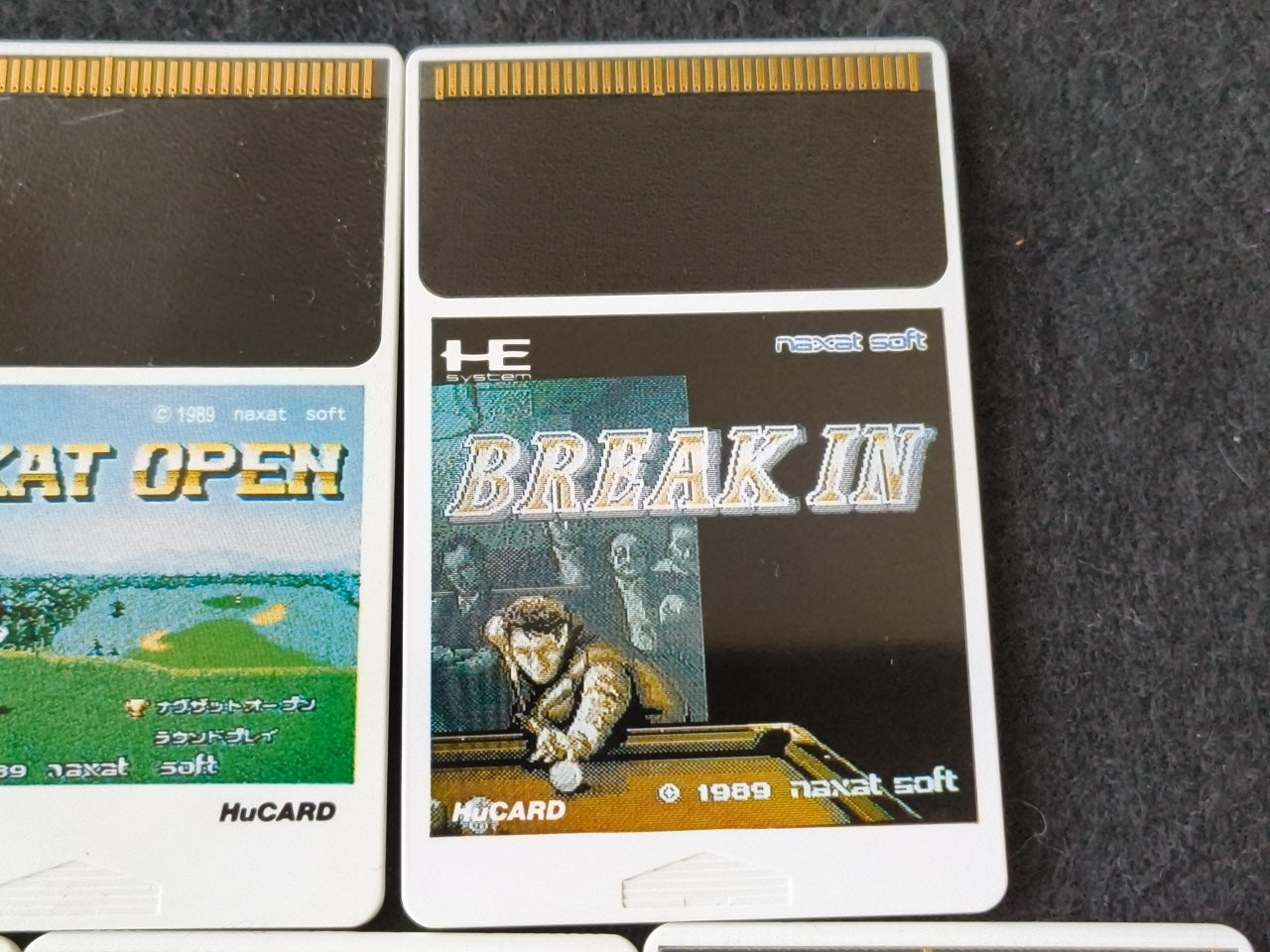 Whole sale Lots of PC Engine Hu-card Games 9-PCS set, Working -h0413-