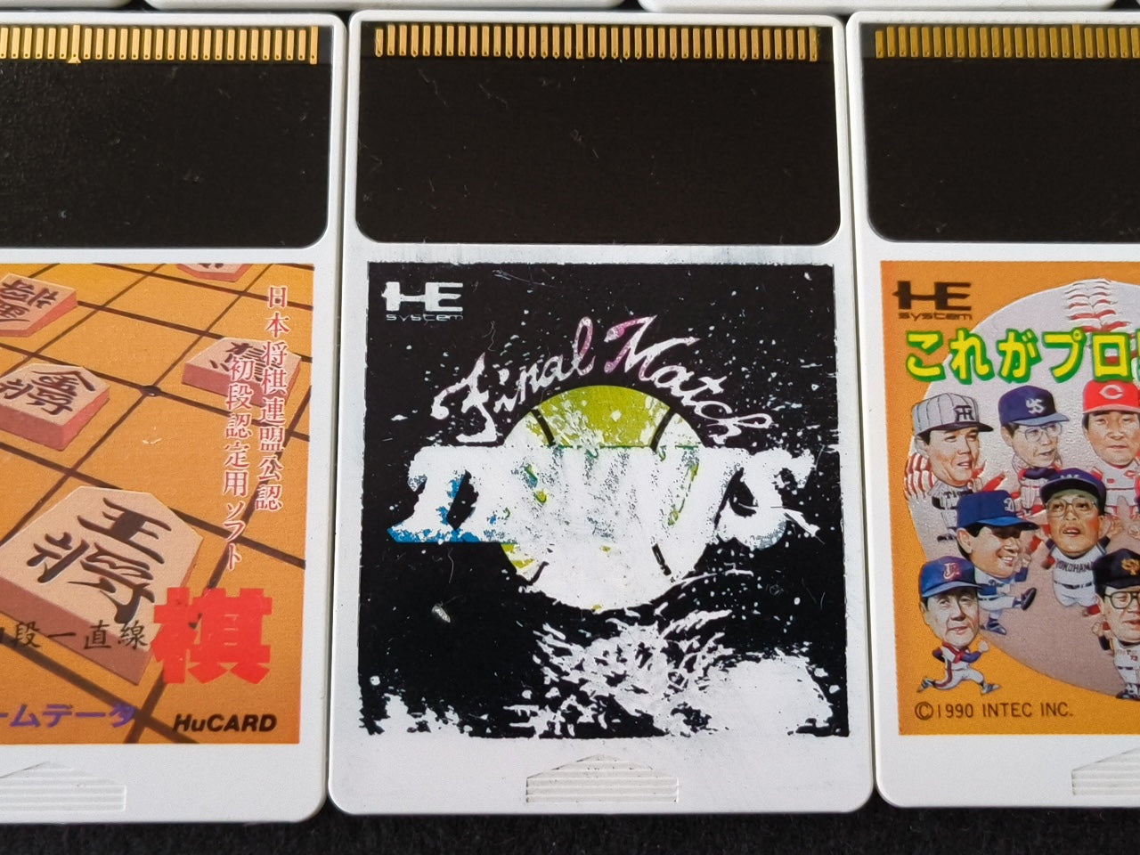 Whole sale Lots of PC Engine Hu-card Games 9-PCS set, Working -h0413-
