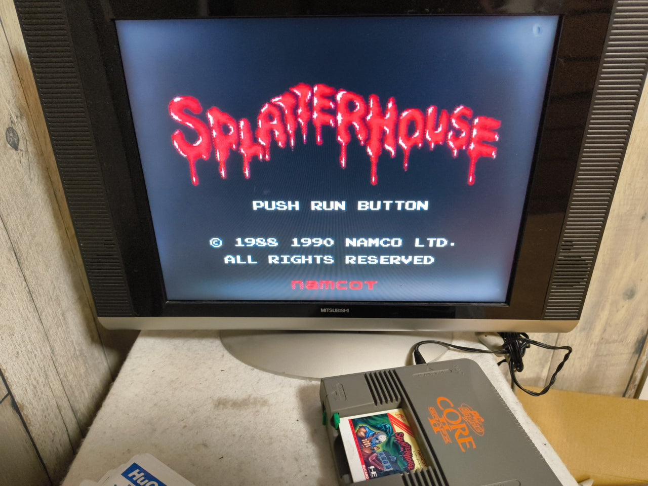 SPLATTER HOUSE NEC PC Engine TurboGrafx-16 PCE game, Working Japan-h0414-