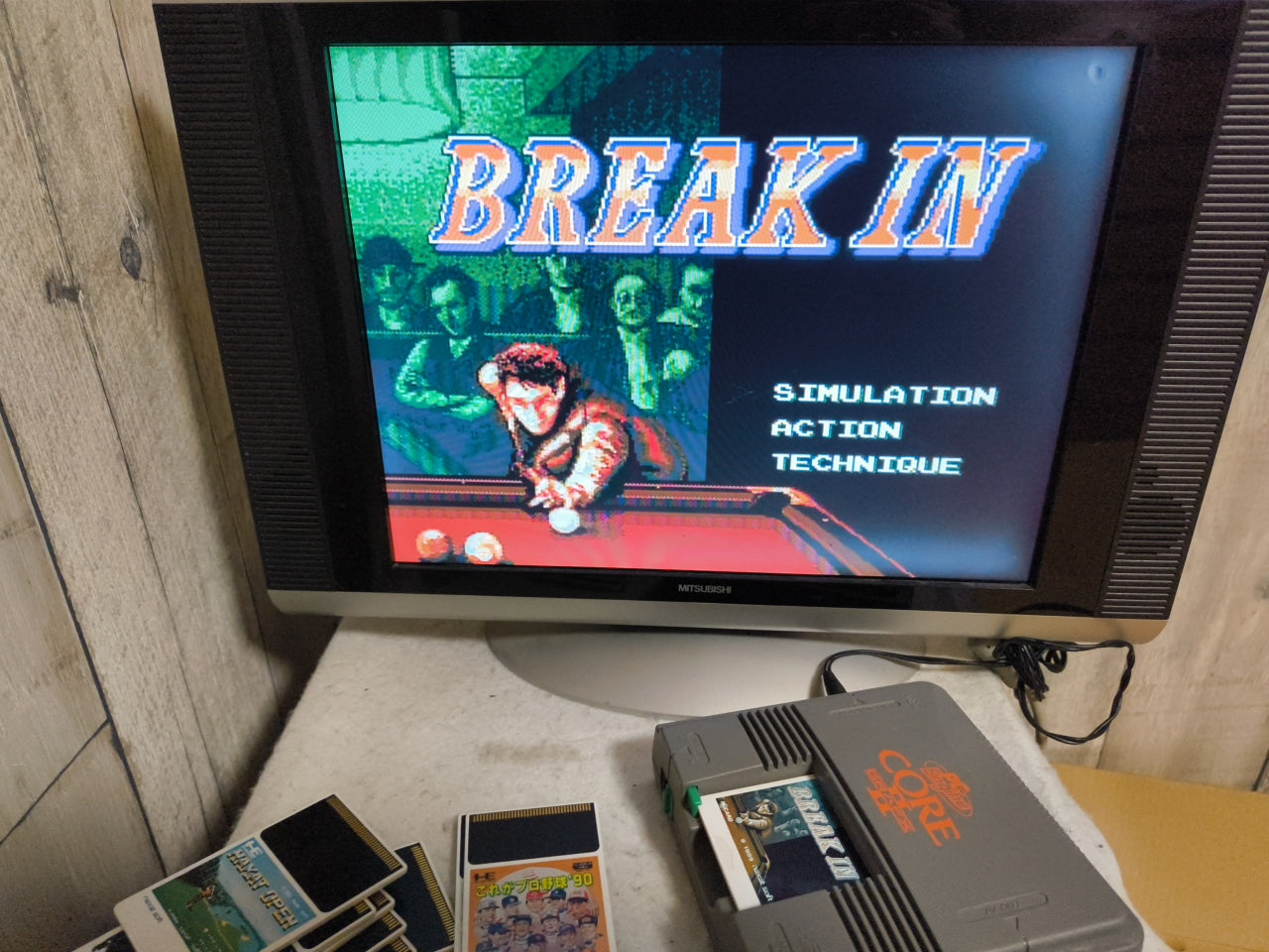 Whole sale Lots of PC Engine Hu-card Games 9-PCS set, Working -h0413-