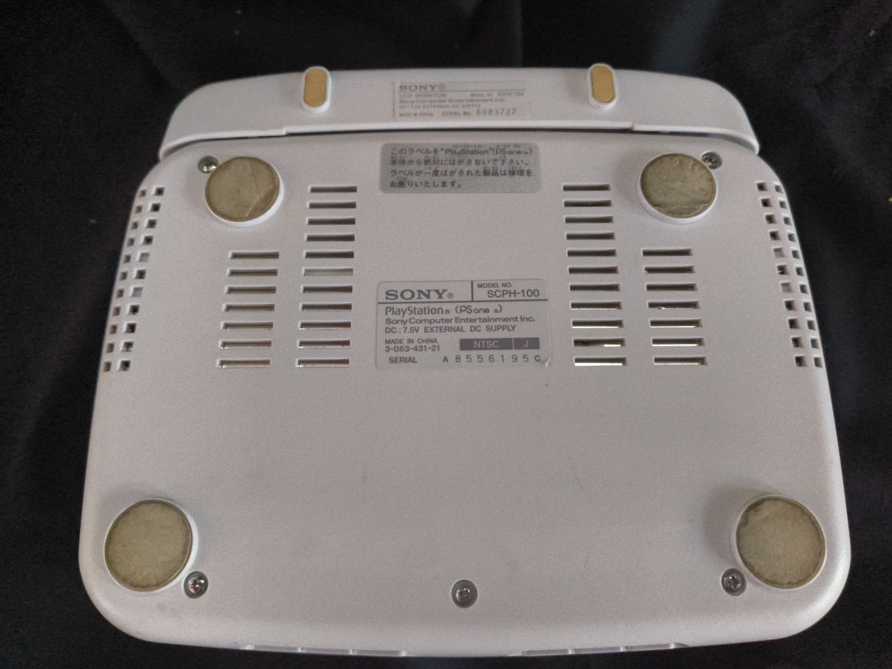 Sony PlayStation PS one Console, LCD monitor, PSU and Controller, NTSC-J-h0415-