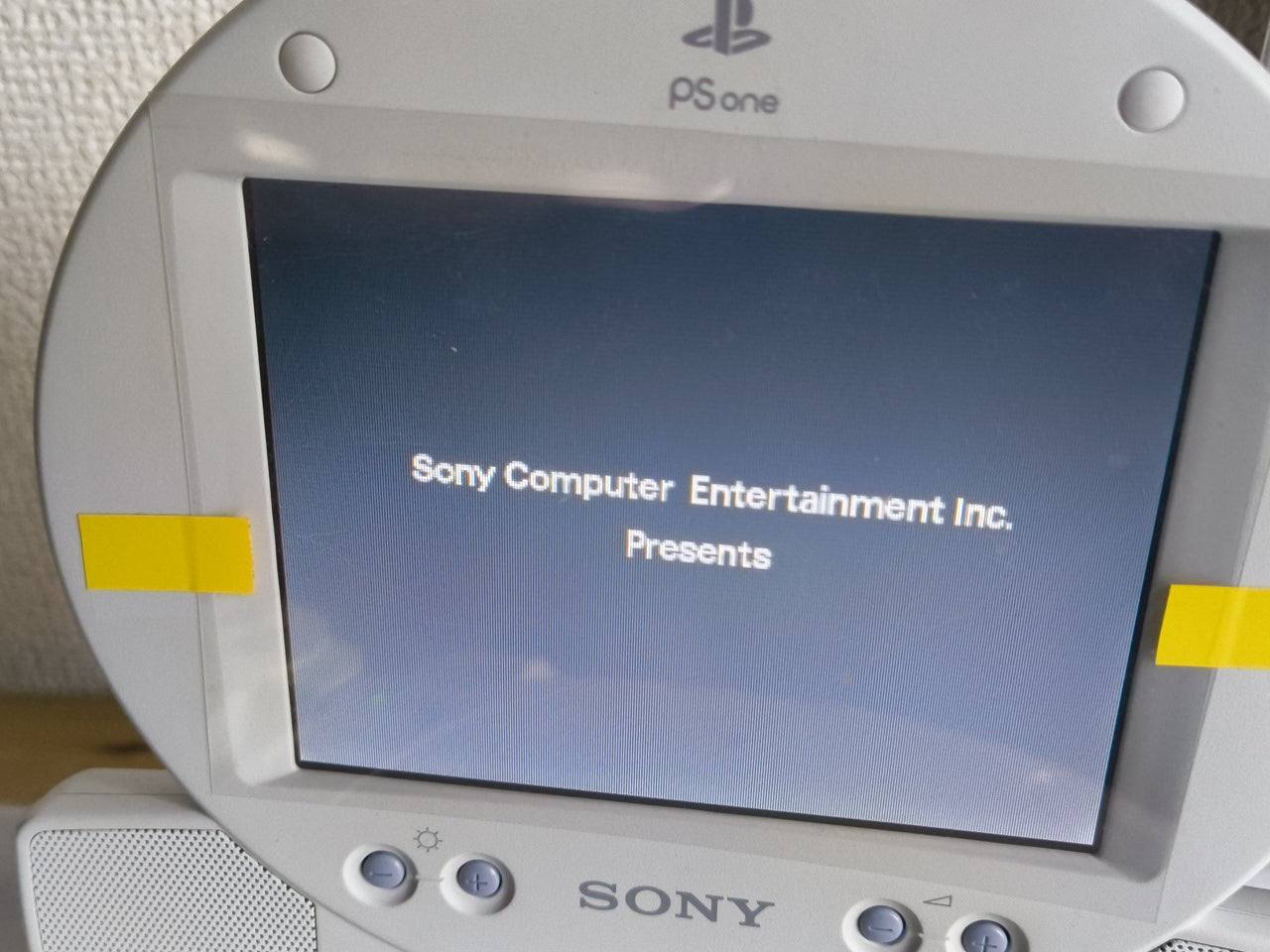 Sony PlayStation PS one Console, LCD monitor, PSU and Controller, NTSC-J-h0415-