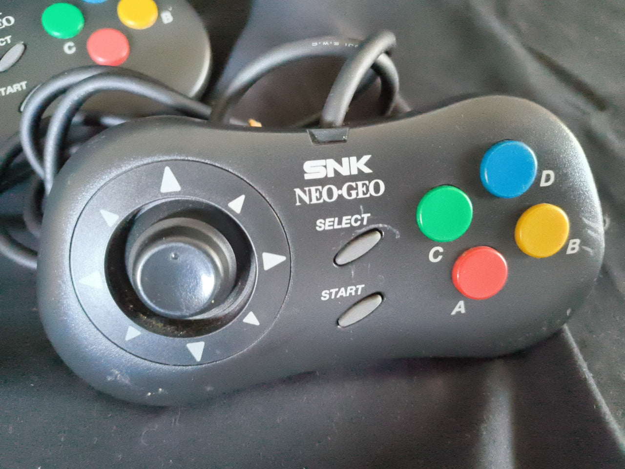 SNK NEO GEO CDZ NGCD Console System,w/Controllers, AC Adapter set, working-h0415