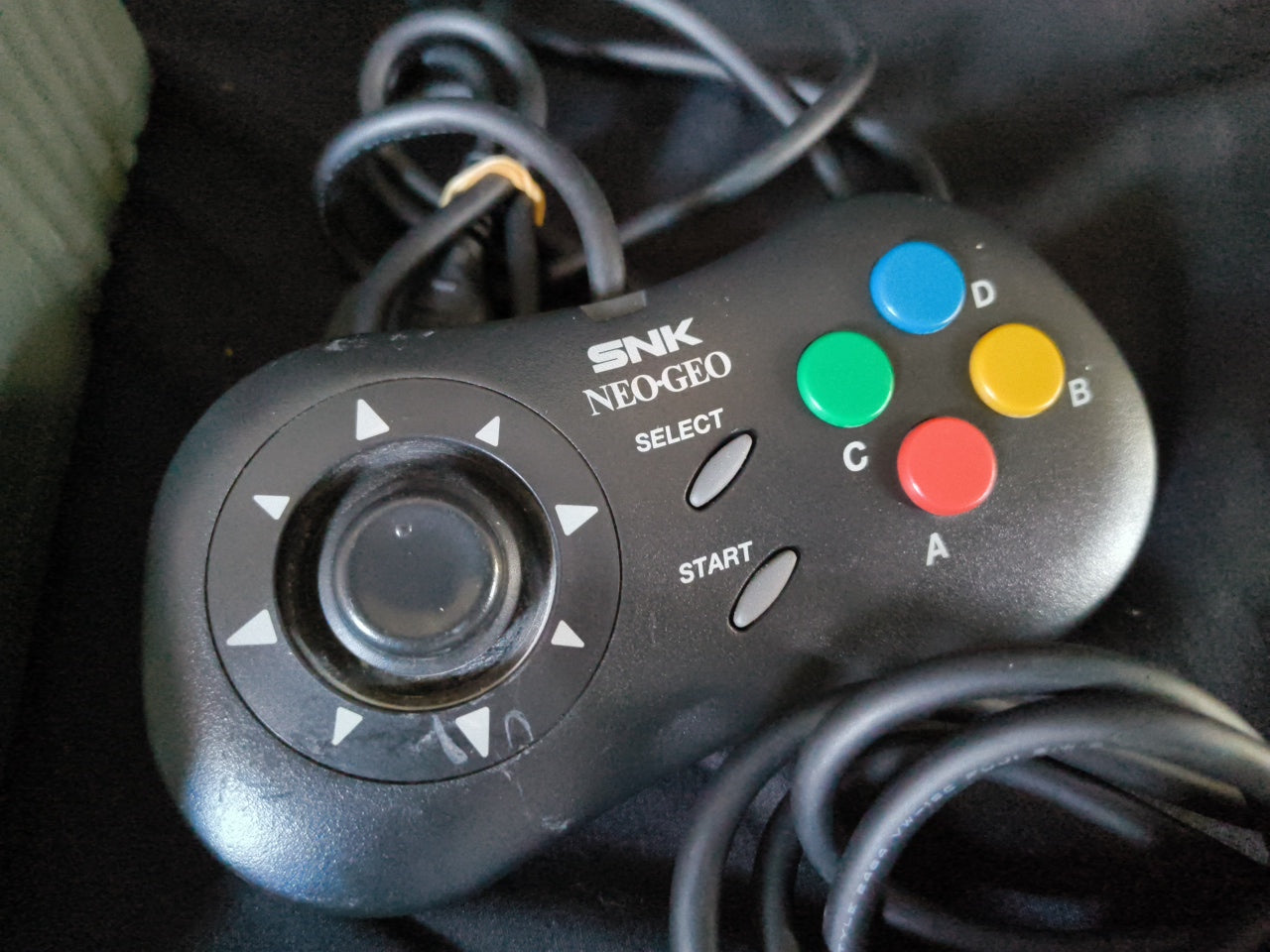 SNK NEO GEO CDZ NGCD Console System,w/Controllers, AC Adapter set, working-h0415