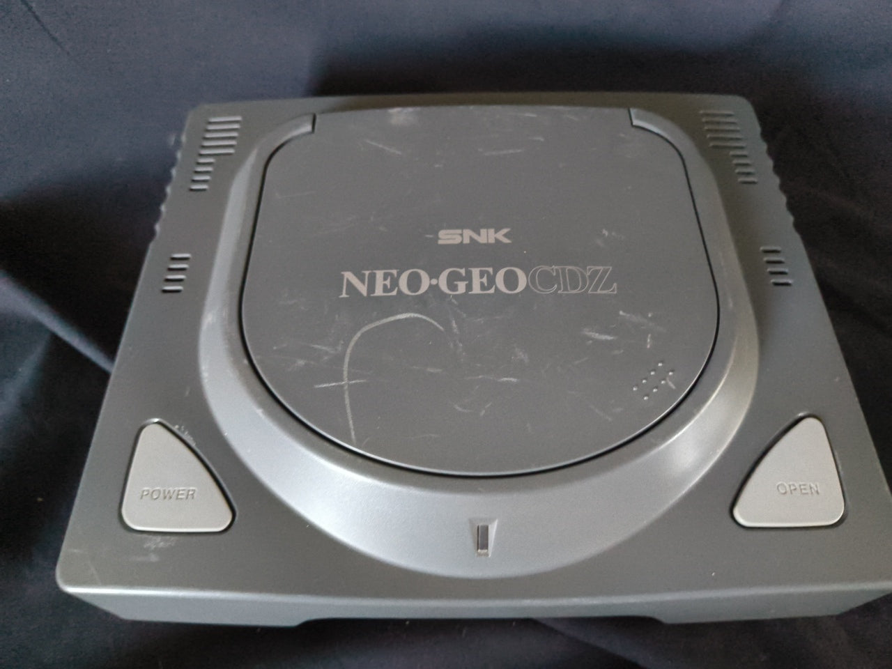 SNK NEO GEO CDZ NGCD Console System,w/Controllers, AC Adapter set, working-h0415