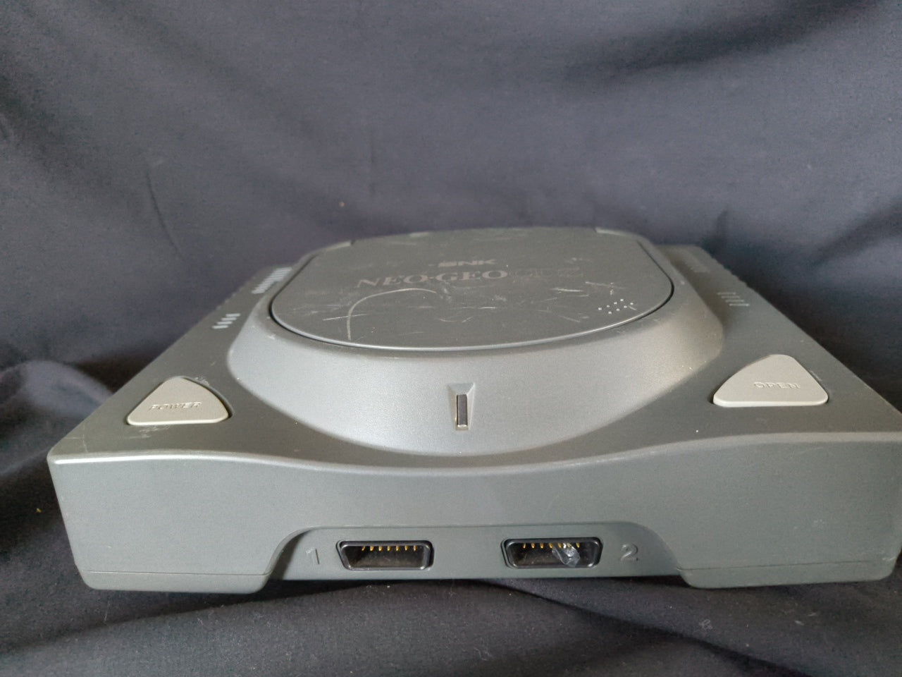 SNK NEO GEO CDZ NGCD Console System,w/Controllers, AC Adapter set, working-h0415