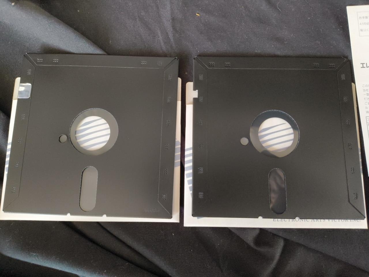 COTTON SHARP X68000 Gamedisks, Manual, Paper and Box set, Japan Working-h0416-