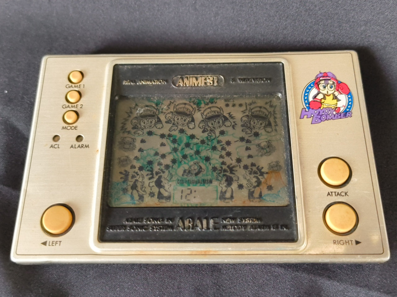 JUNK LSI PORTABLE GAME Arare-chan, KING KONG, Pocket Pikachu 3-PCS set-h0418-