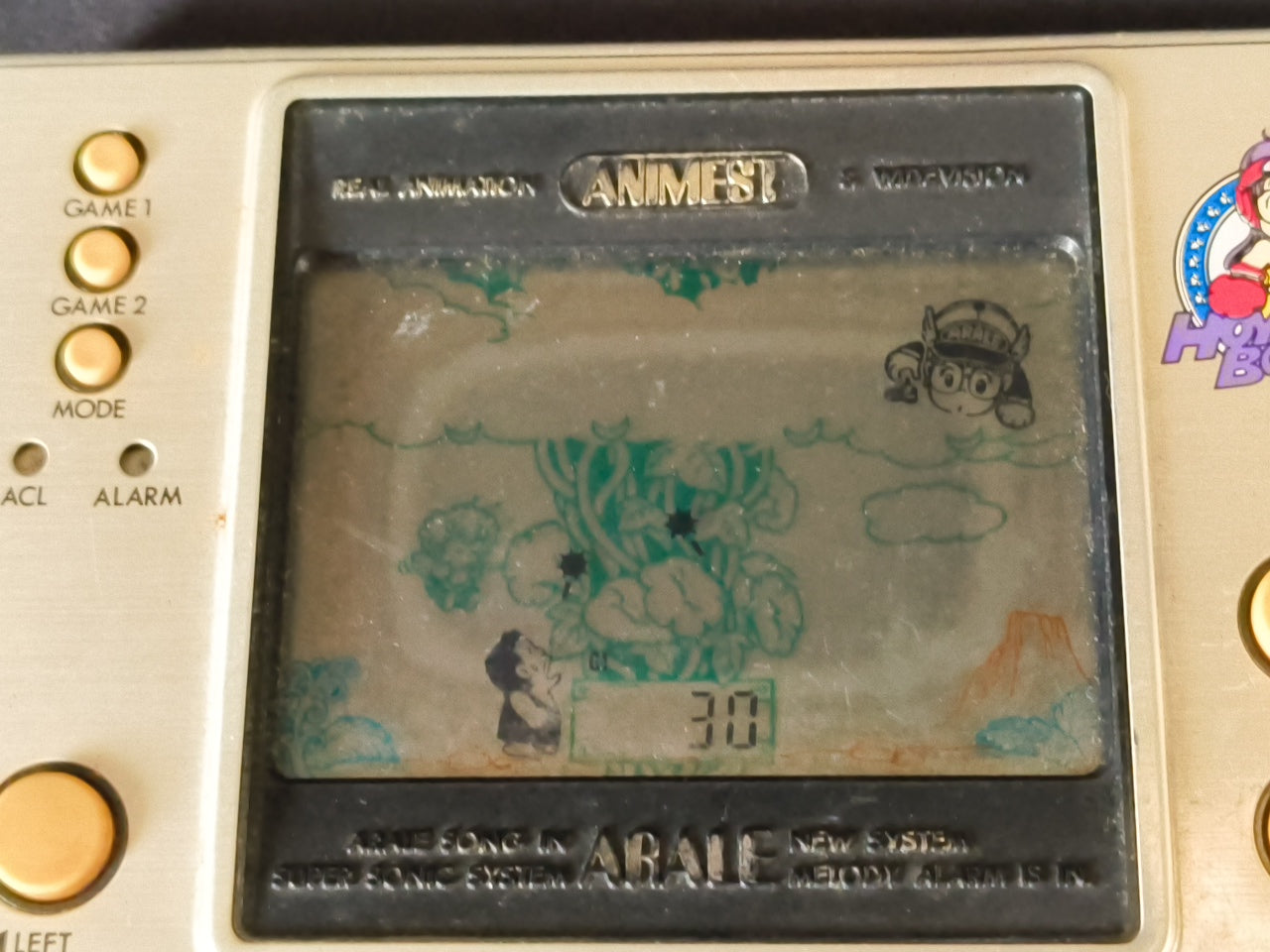 JUNK LSI PORTABLE GAME Arare-chan, KING KONG, Pocket Pikachu 3-PCS set-h0418-