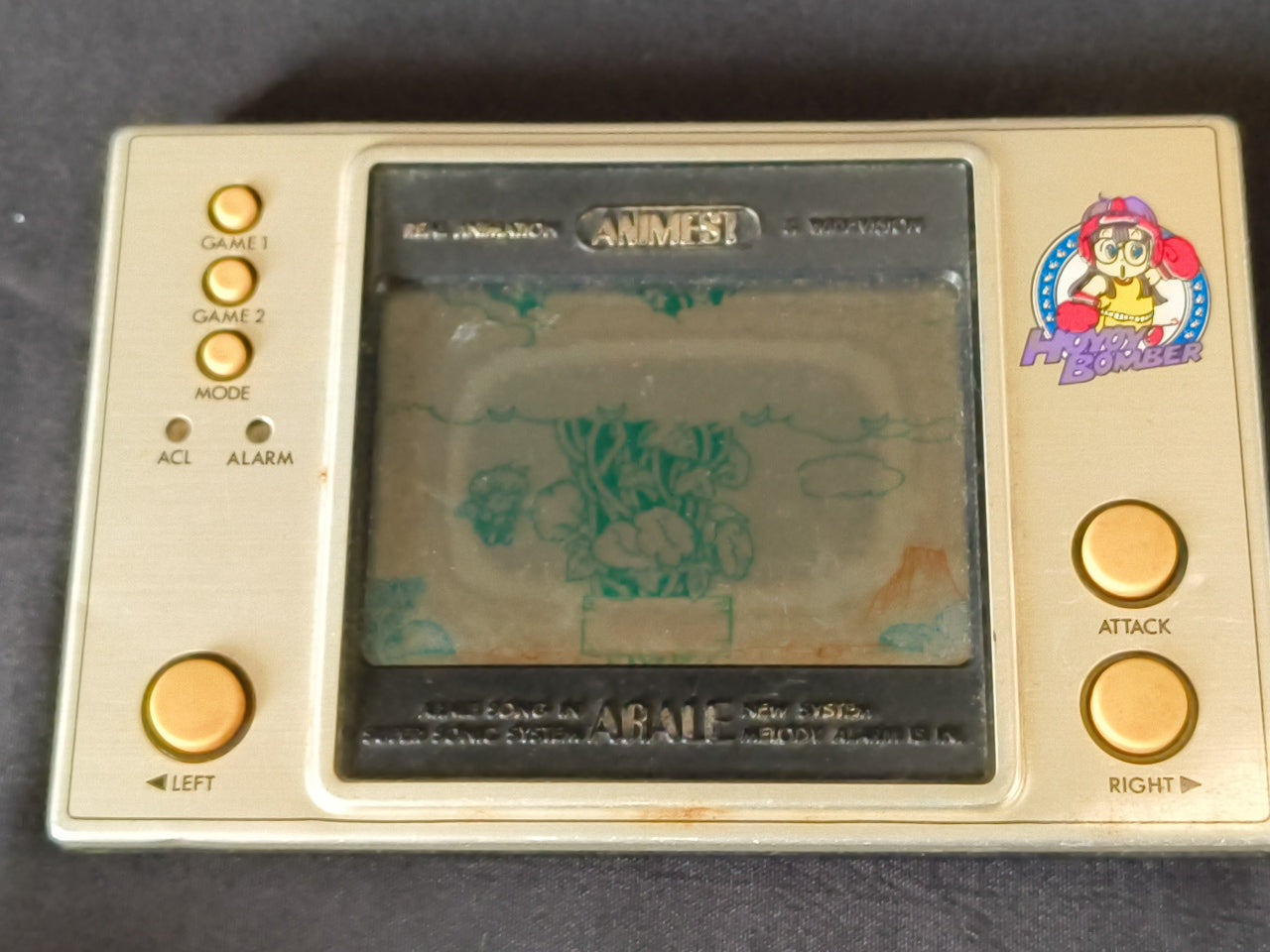 JUNK LSI PORTABLE GAME Arare-chan, KING KONG, Pocket Pikachu 3-PCS set-h0418-