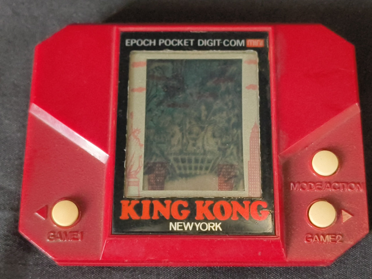 JUNK LSI PORTABLE GAME Arare-chan, KING KONG, Pocket Pikachu 3-PCS set-h0418-