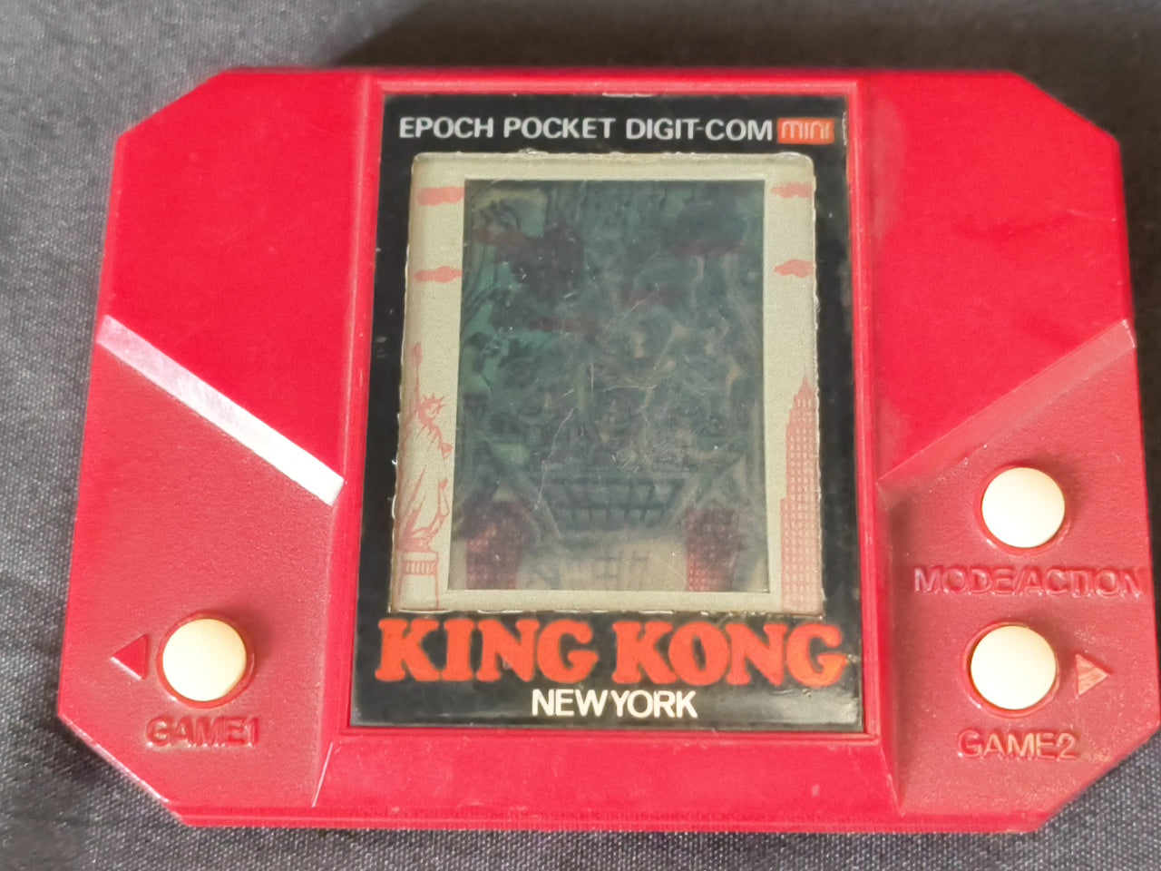 JUNK LSI PORTABLE GAME Arare-chan, KING KONG, Pocket Pikachu 3-PCS set-h0418-