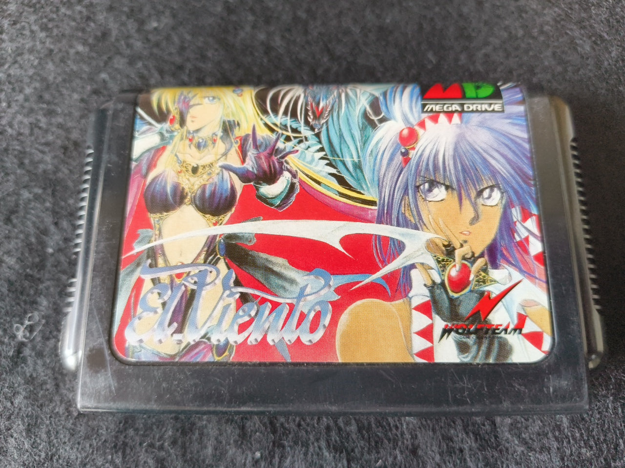 Original Ver. in 1991, El Viento SEGA MEGA DRIVE Cartridge Working Japan-h0417