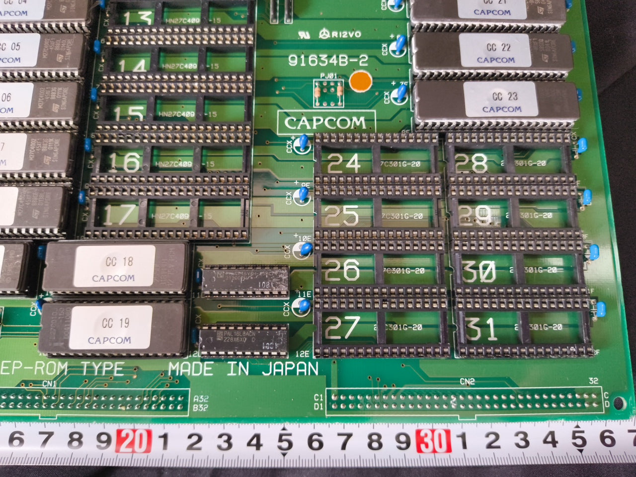 CAPTAIN COMMANDO CAPCOM CPS JAMMA system Arcade Board, Working Japan -h0418-