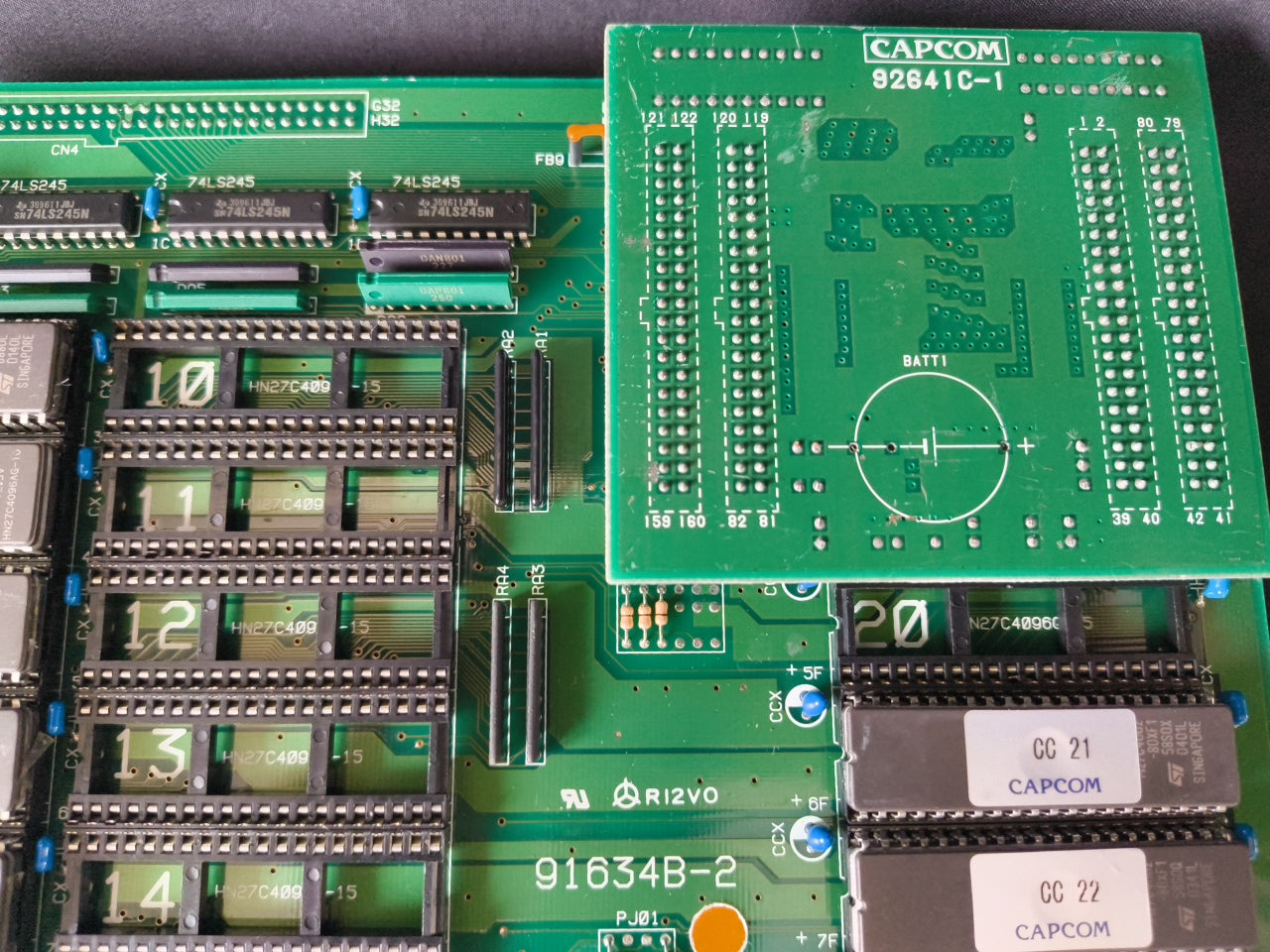 CAPTAIN COMMANDO CAPCOM CPS JAMMA system Arcade Board, Working Japan -h0418-