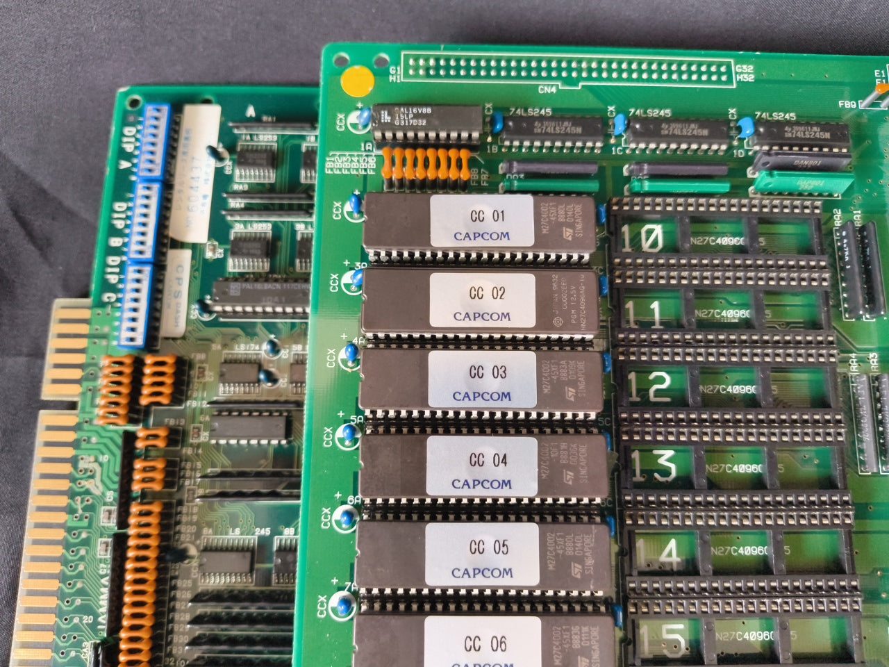 CAPTAIN COMMANDO CAPCOM CPS JAMMA system Arcade Board, Working Japan -h0418-