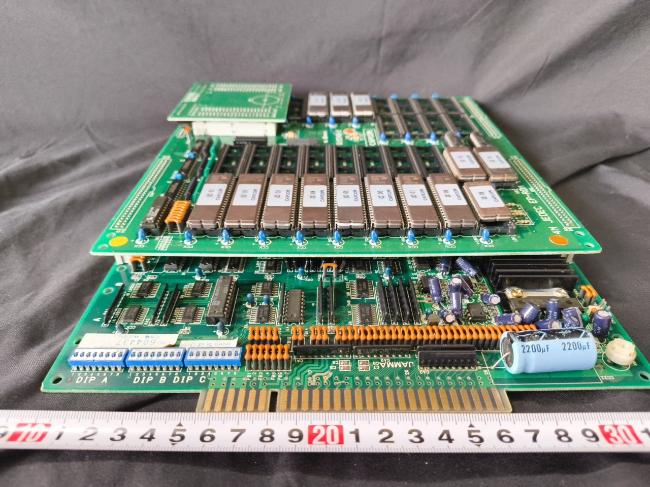 CAPTAIN COMMANDO CAPCOM CPS JAMMA system Arcade Board, Working Japan -h0418-