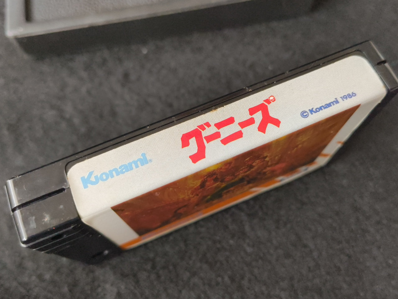 The Goonies for MSX /Game Cartrigde and Box set NTSC-J working Japan-h0420-