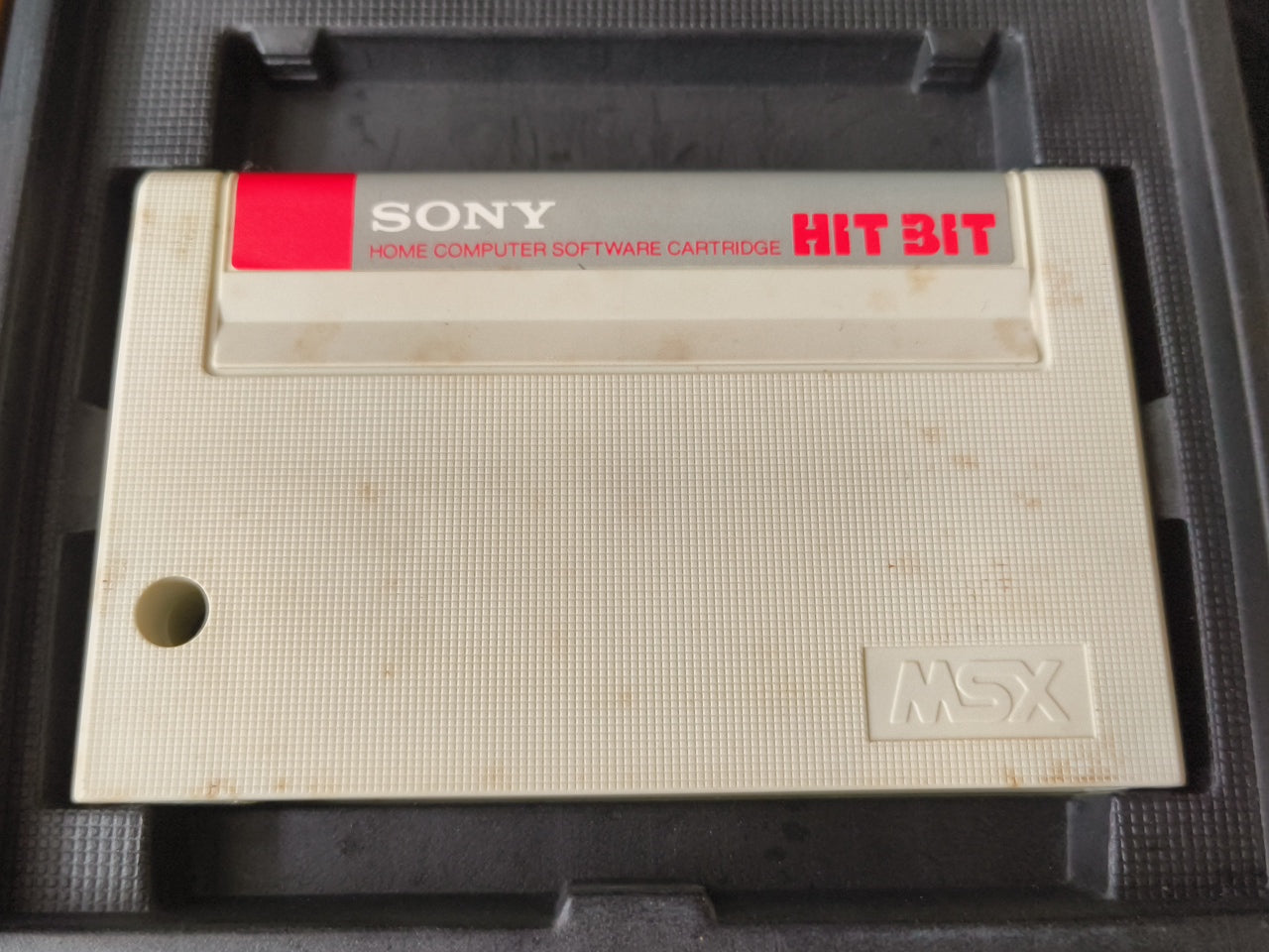 STAR BLAZER SONY HIT BIT MSX Game Cartridge and Box set, Working Japan-h0420-